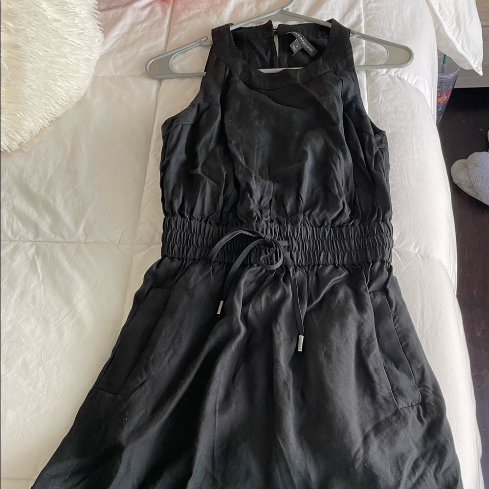 Banana Republic black mini dress